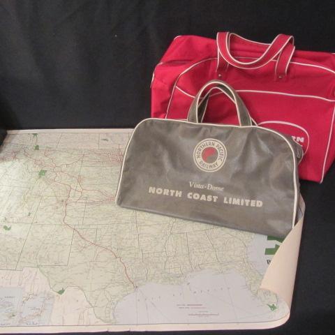 lot 244 image: NP Railroad Bag & Course, BN Routes