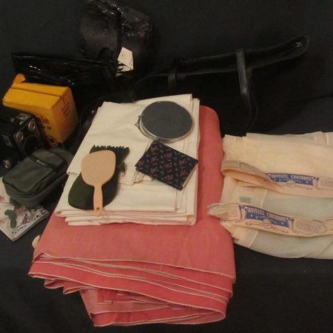 lot 247 image: Ladies Purses, Brownie Camera, Fabric