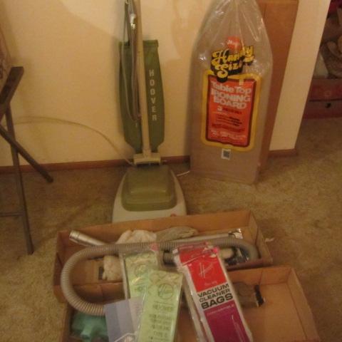 lot 249 image: Hoover Upright Vacuum, Ironing Boards