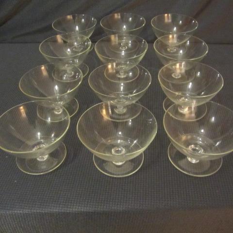 lot 55 image: Footed Ice Cream  Sherbets