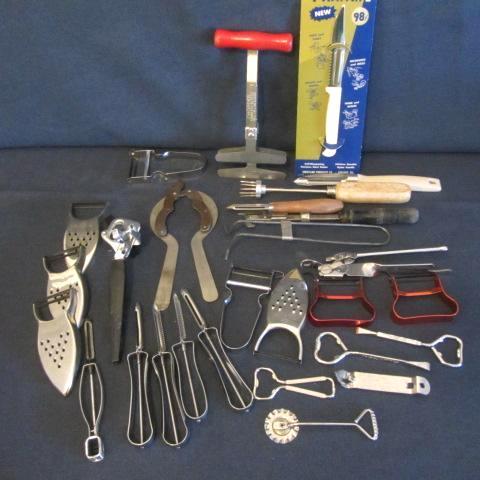 lot 63 image: Vintage Openers, Peelers