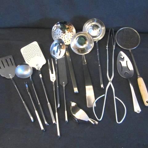 lot 68 image: Stainless Kitchen Utensils