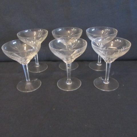 lot 75 image: Fancy Etched Stemware