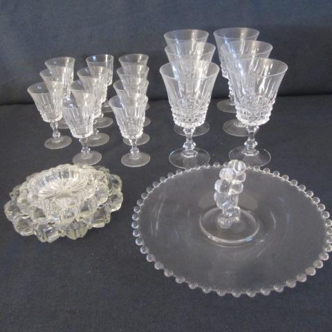 lot 81 image: Stemware, Ash Trays, Tray