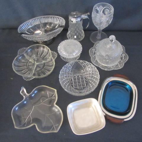 lot 85 image: Relishes, Syrup, Butter Dish