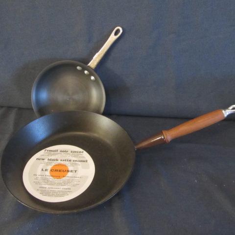 lot 96 image: Le Creuset & Commercial Fry Pans