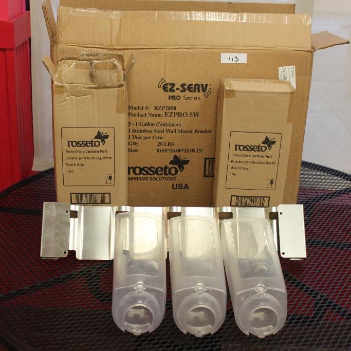 Rosseto EZ-PRO 5W Wall Mount Dry Food Dispens...