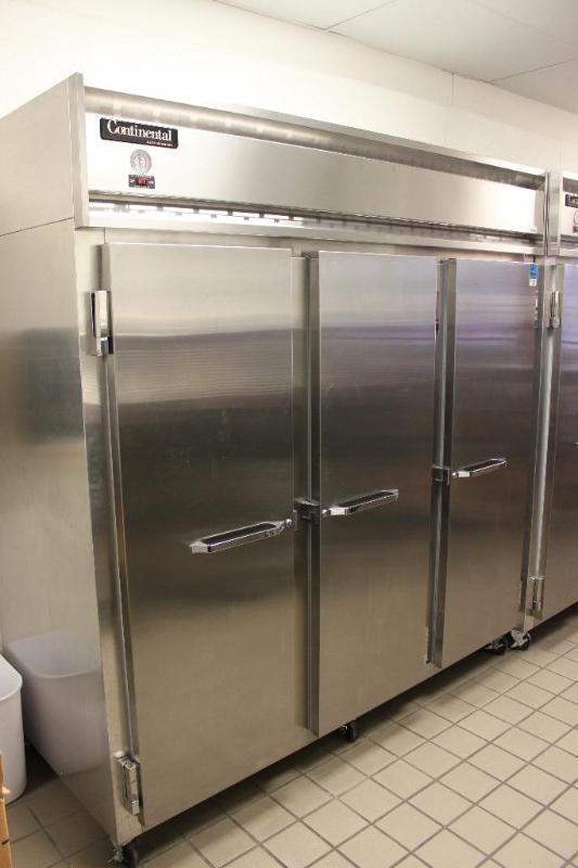 Continental triple door commercial refrigerat...