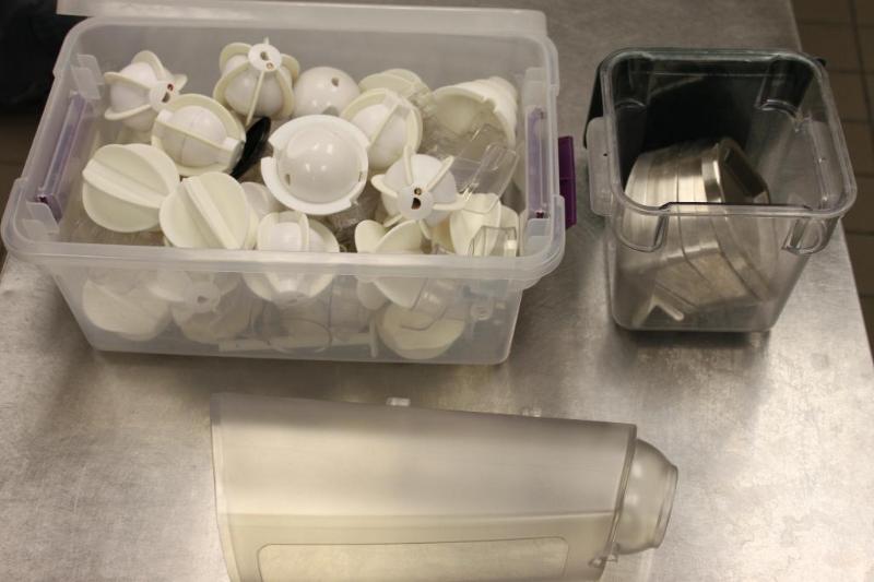 Extra ball dispensers and lids for lots 38 &a...