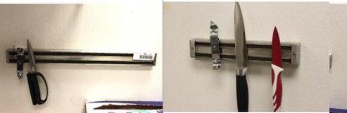 2 magnetic wall hanging knife holders.&nbsp ...