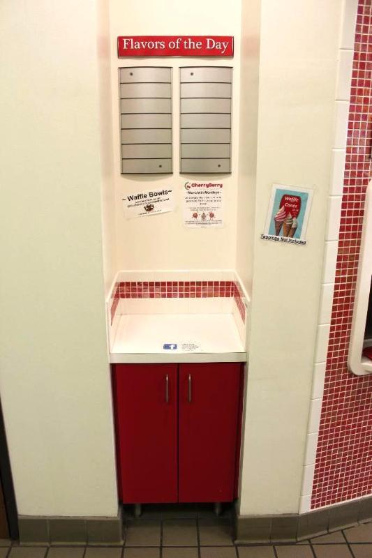 Cabinet 20x16x34 and two seven-set name holde...
