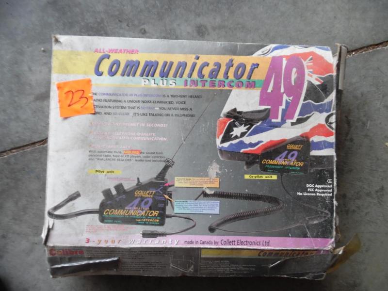 lot 23 image: Wireless snowmobile communicators