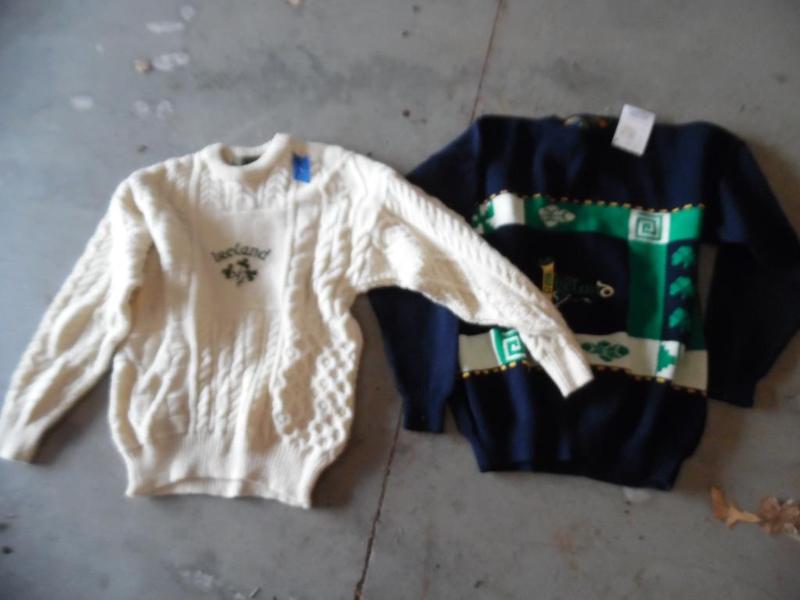 lot 19 image: Irish Sweaters