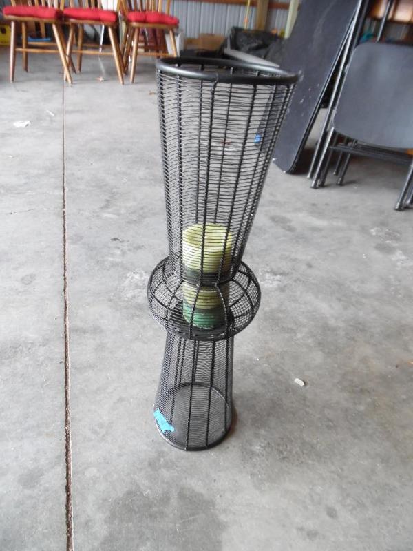 lot 34 image: Wire Candle Holder W Candle