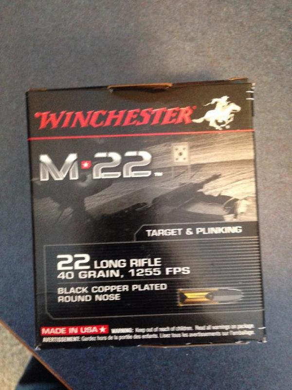 Winchester long rifle ammo