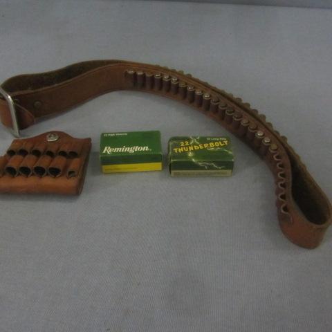 lot 113 image: Ammo Belts, 22 Cal Shells
