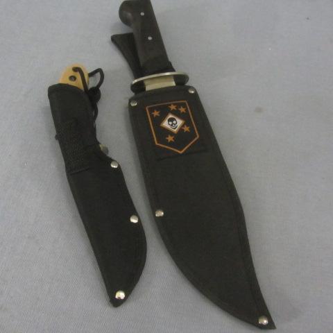 lot 121 image: Bowie, Hunting, Military Knives