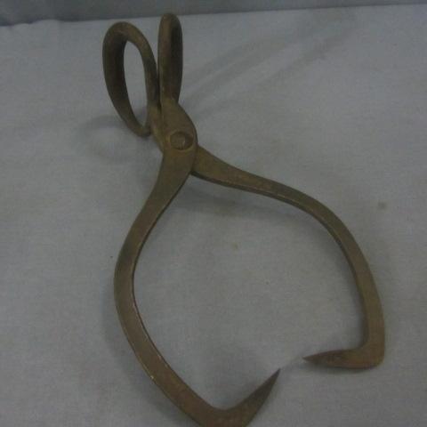 lot 158 image: Antique Ice Tongs