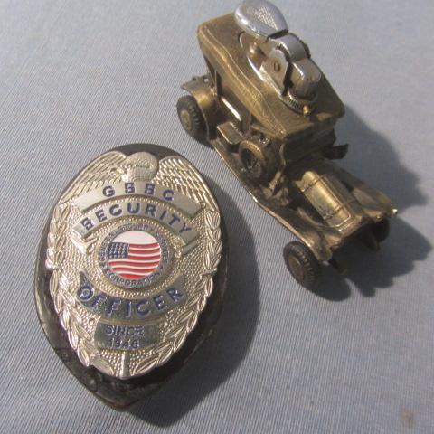 lot 197 image: Car Lighter, Security Badge