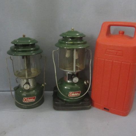 lot 205 image: Coleman Lanterns