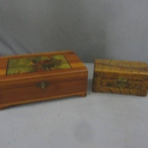 lot 234 image: Wood Jewelry Chests