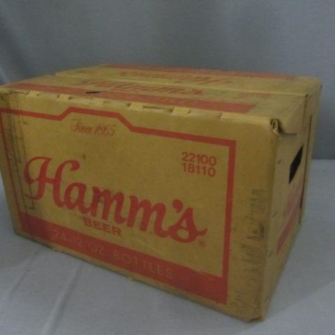 lot 238 image: Hamms Beer Bottle & Case