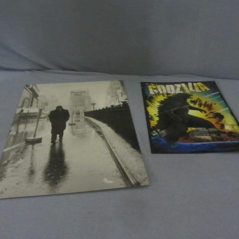 lot 296 image: James Dean, Godzilla Signs