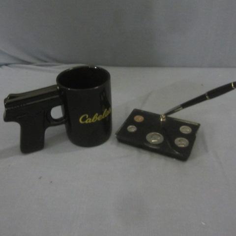 lot 335 image: Denver Mint Coins, Colt Coffee Cup