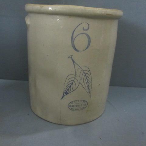 lot 51 image: Red Wing Crock, Milk Crate