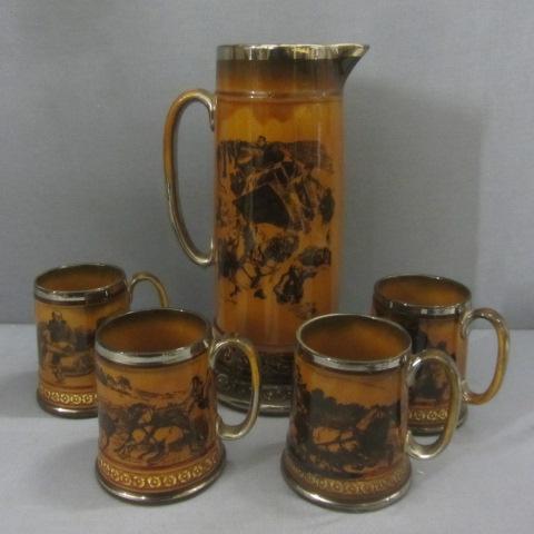 lot 57 image: Ridgeway Tankard & Mugs