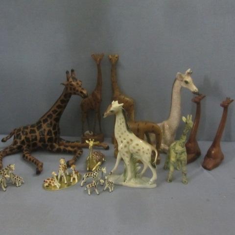 lot 74 image: Giraffe Figures