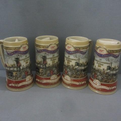 lot 81 image: Miller High Life Beer Steins