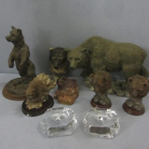 lot 84 image: Bronze Grizzly Bear, Bear Figures