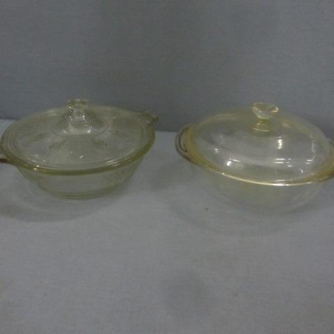 lot 90 image: Pyrex Casserole Dishes