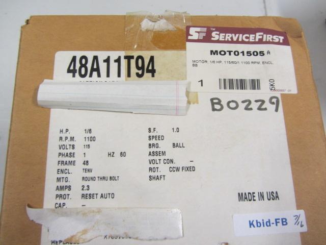 lot 173 image: Condenser Motor