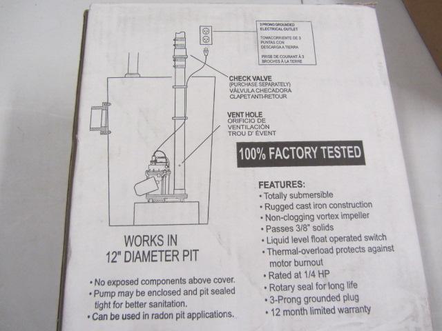 lot 196 image: Automatic Sump Pump