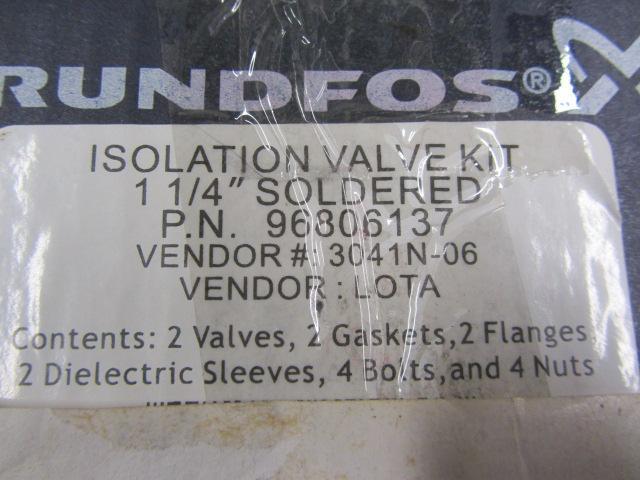 lot 212 image: Isolation Valve Kits
