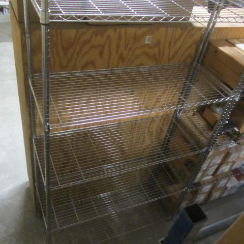 lot 22 image: Wire Shelving Units