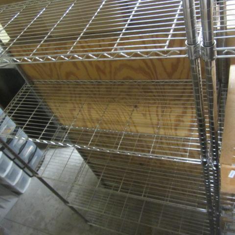lot 23 image: Wire Shelving Units