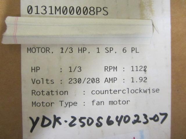 lot 275 image: Condenser Fan Motor