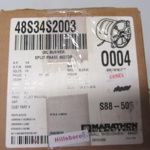 lot 48 image: Oil Burner Split Phase Motor