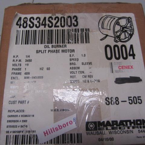 lot 49 image: Oil Burner Split Phase Motor