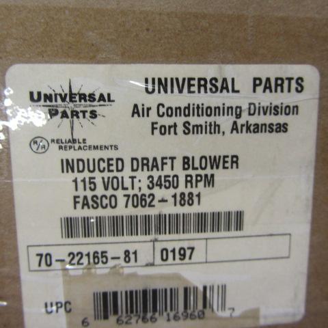 lot 63 image: Induced Draft Blower