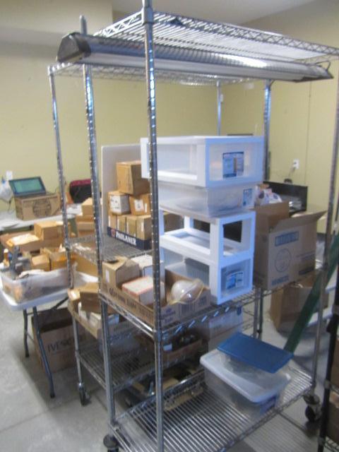 lot 7 image: Roller Shelving Unit