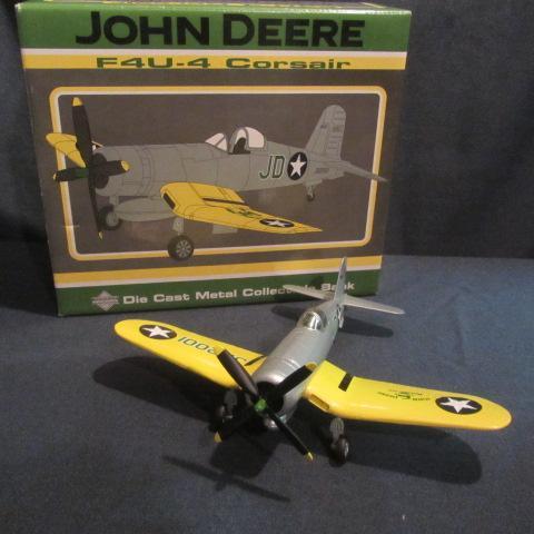 lot 60 image: John Deere Collector Airplane Bank