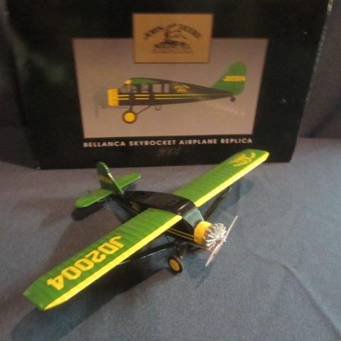 lot 63 image: John Deere Collector Airplane Bank