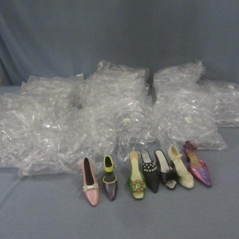 lot 34 image: Fancy Shoe Collection, Acrylic Cinderella Shoes