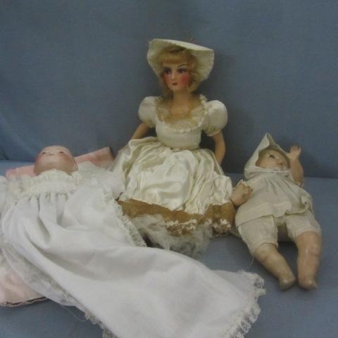 lot 37 image: Vintage Dolls