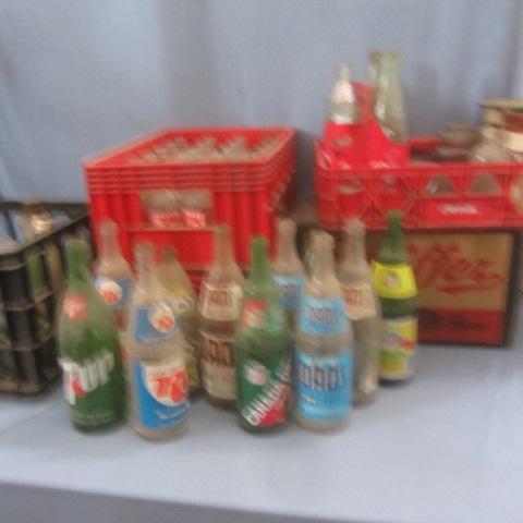 lot 40 image: Pop & Beer Bottles