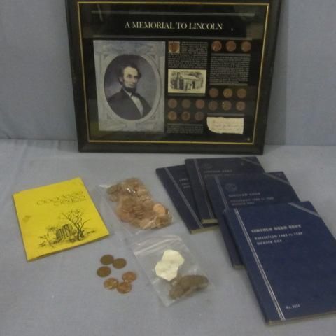 lot 66 image: Lincoln Penny Memorial, Coin Books